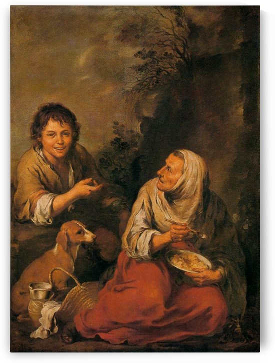 Old Woman and Boy by Bartolome Esteban Murillo