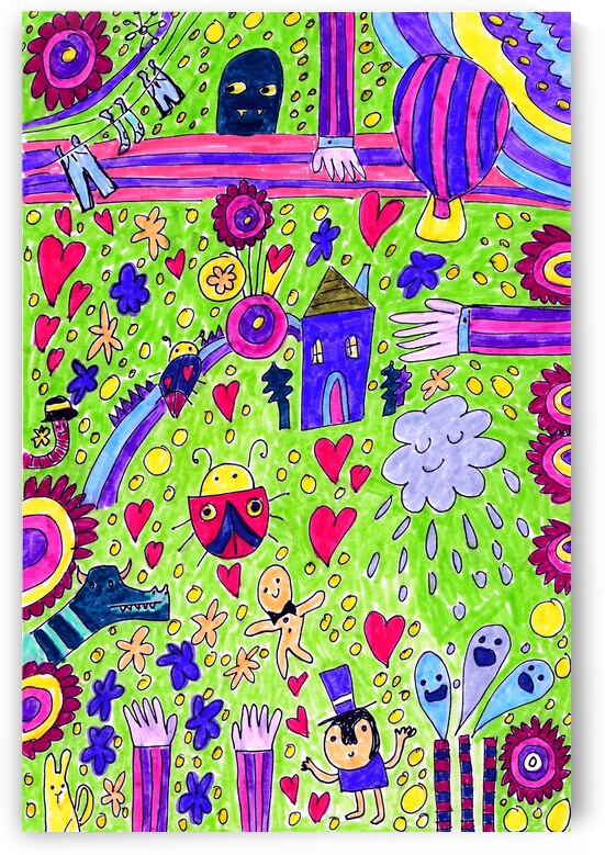 Abstract Doodle Life by Catriona Roberts Nature Photography and Designs