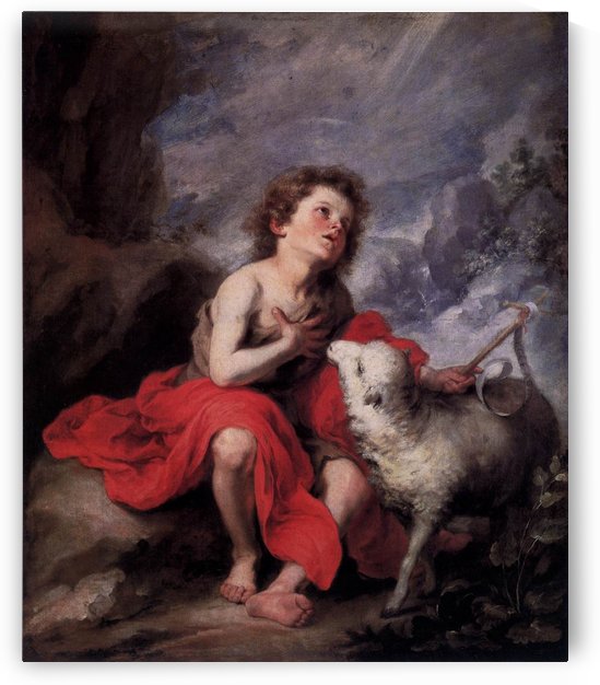St John Baptist as a child by Bartolome Esteban Murillo
