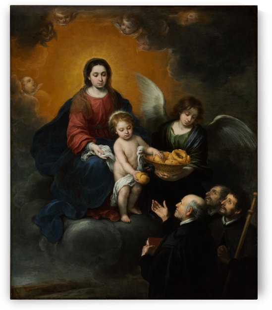 Bread to the pilgrims by Bartolome Esteban Murillo