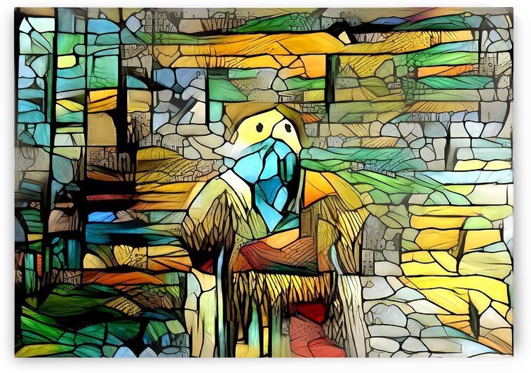 man with head scalf by Luciano