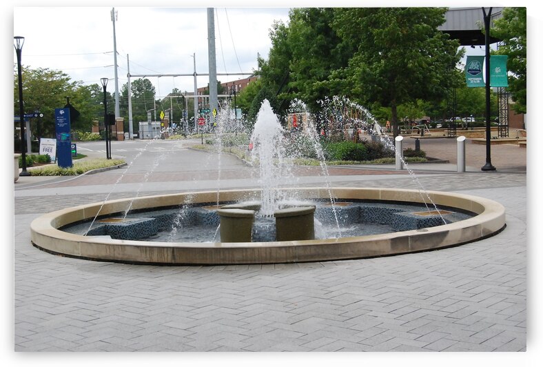 Sandy Springs Performing  Arts Fountain Area by WRR