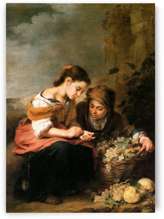 The little fruit seller by Bartolome Esteban Murillo