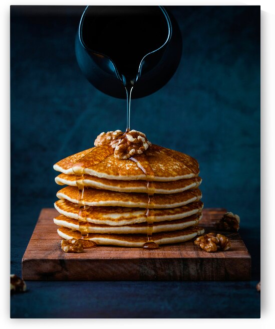 Delicious Pancake  With Syrup Breakfast by One Simple Gallery