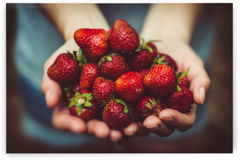 Handful Of Fresh Strawberries by One Simple Gallery