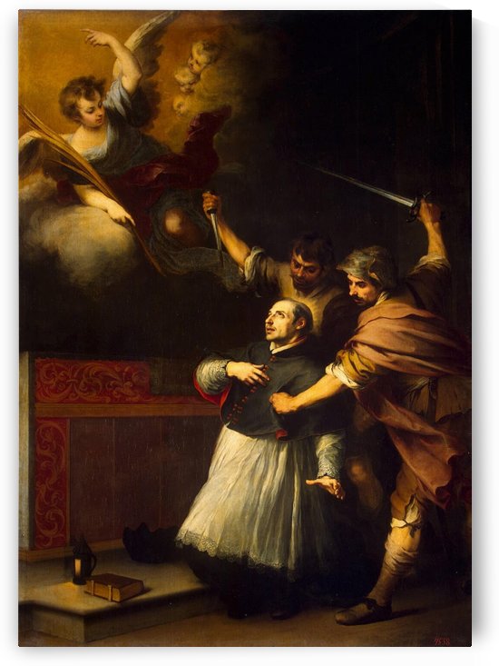 Death of the inquisitor by Bartolome Esteban Murillo