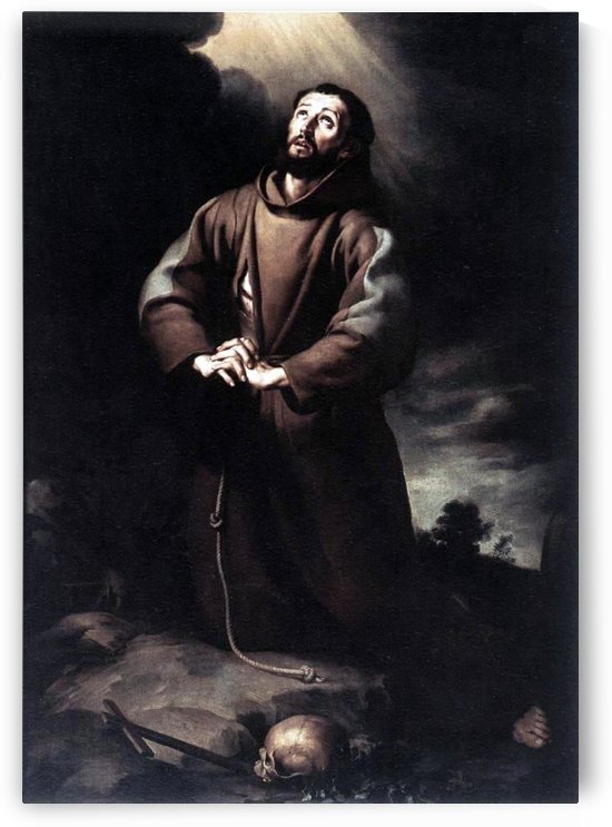 St Francis of Assisi by Bartolome Esteban Murillo