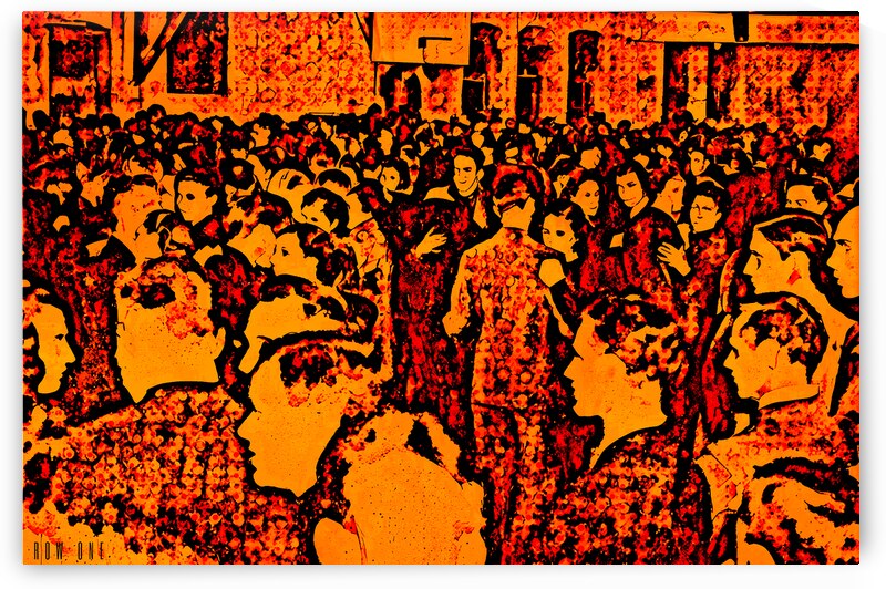 1930s gym dance abstract art by Row One Brand