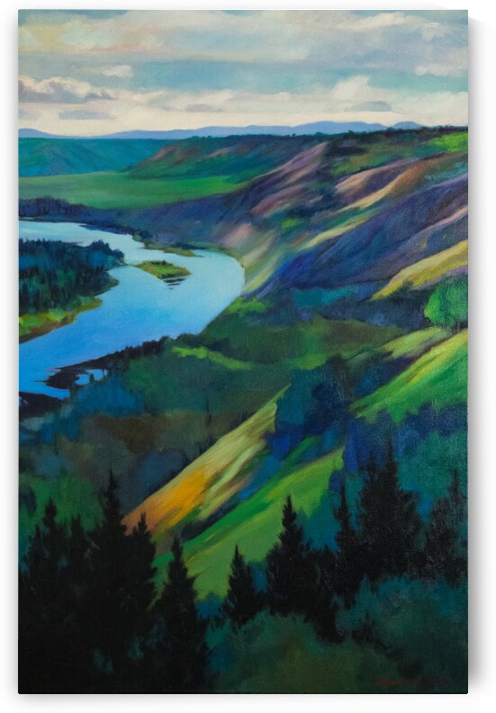 Peace Valley Hills by Art by Alison Newth