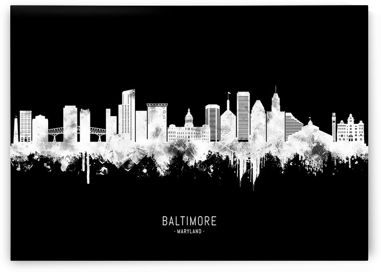 Baltimore Maryland BW by Towseef Dar