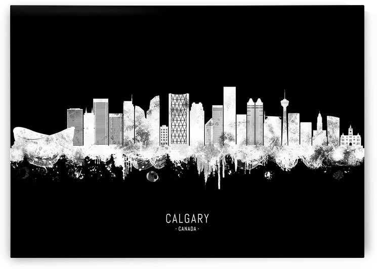 Calgary Canada BW by Towseef Dar