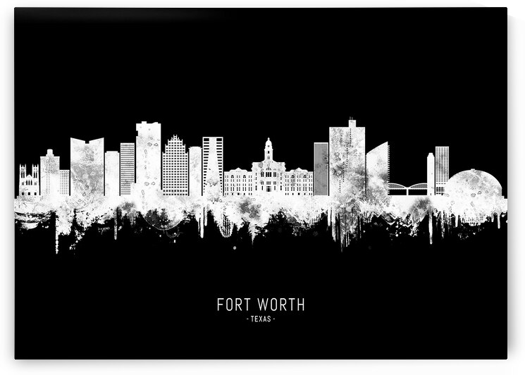 Fort Worth Texas BW by Towseef Dar