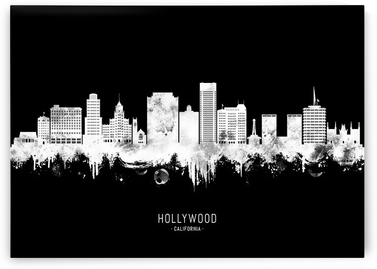 Hollywood California BW by Towseef Dar