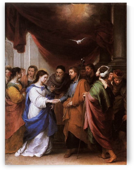 The marrige of the Virgin by Bartolome Esteban Murillo