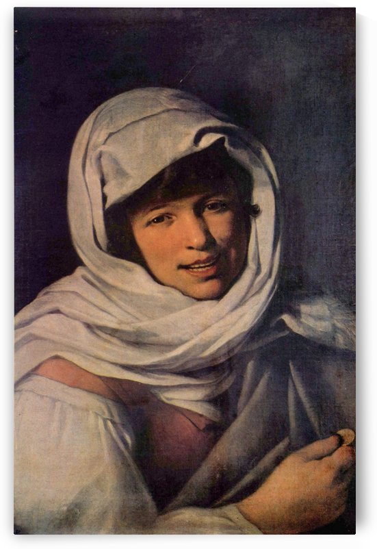 La gallega de la moneda by Bartolome Esteban Murillo