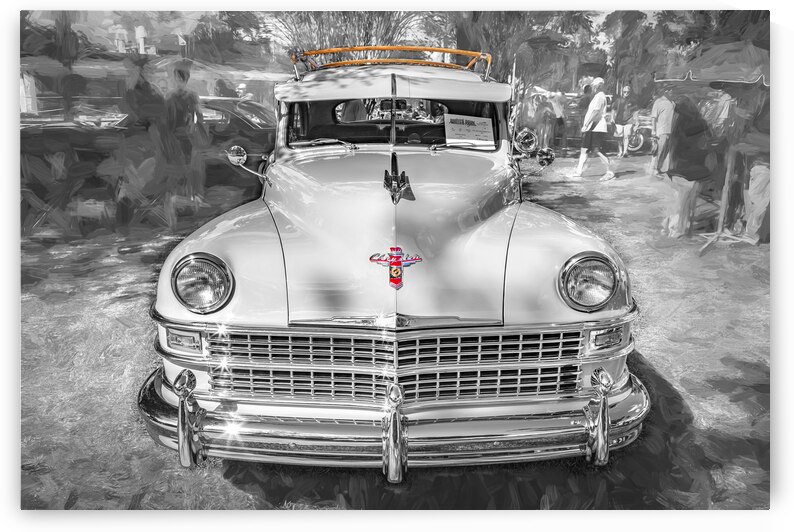 1947 Tan Chrysler Town And Country Sedan 4 Door X1 3 by Rich Franco