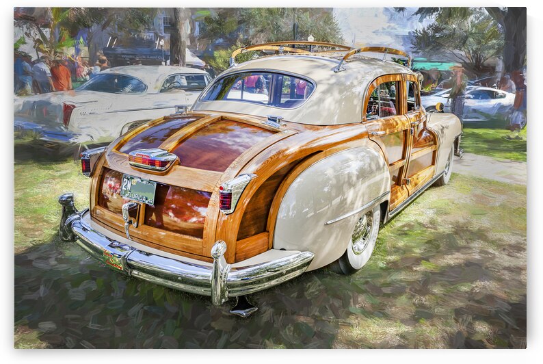1947 Tan Chrysler Town And Country Sedan 4 Door X1 4 by Rich Franco