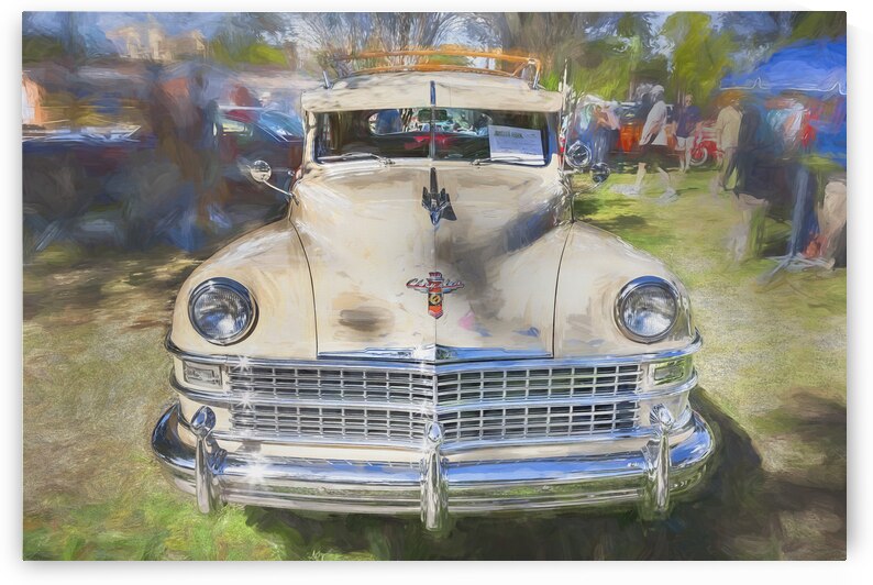 1947 Tan Chrysler Town And Country Sedan 4 Door X1 6 by Rich Franco