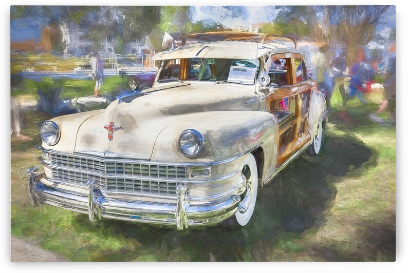 1947 Tan Chrysler Town And Country Sedan 4 Door X1 13 by Rich Franco