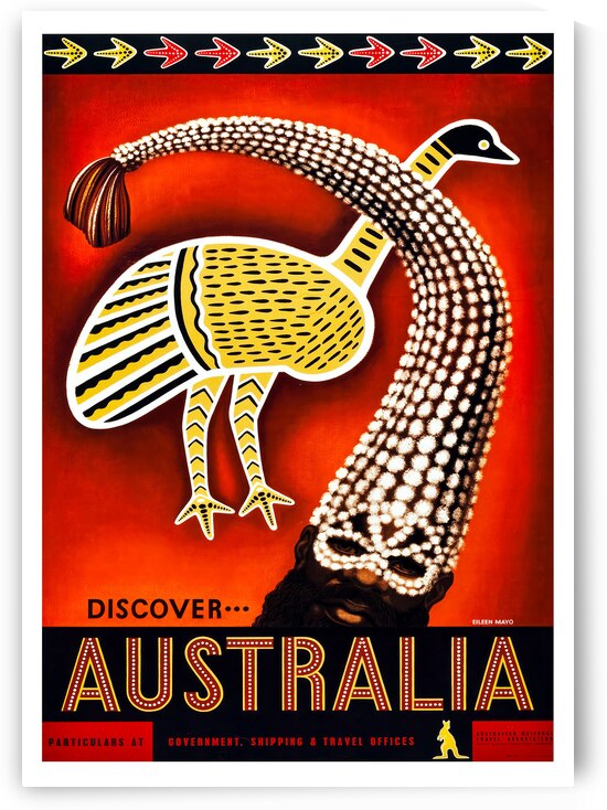 Australia Travel poster by Vintage Poster Prints