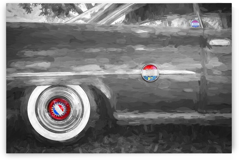 1960 Red Chrysler 300 F 2DR Hardtop X1 24 by Rich Franco