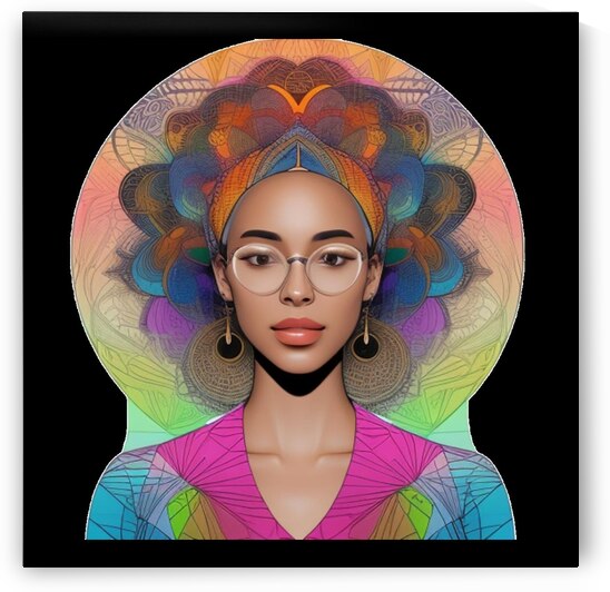 AI - Black Beautiful Art by Jarell Wilkins MMVCREATOR