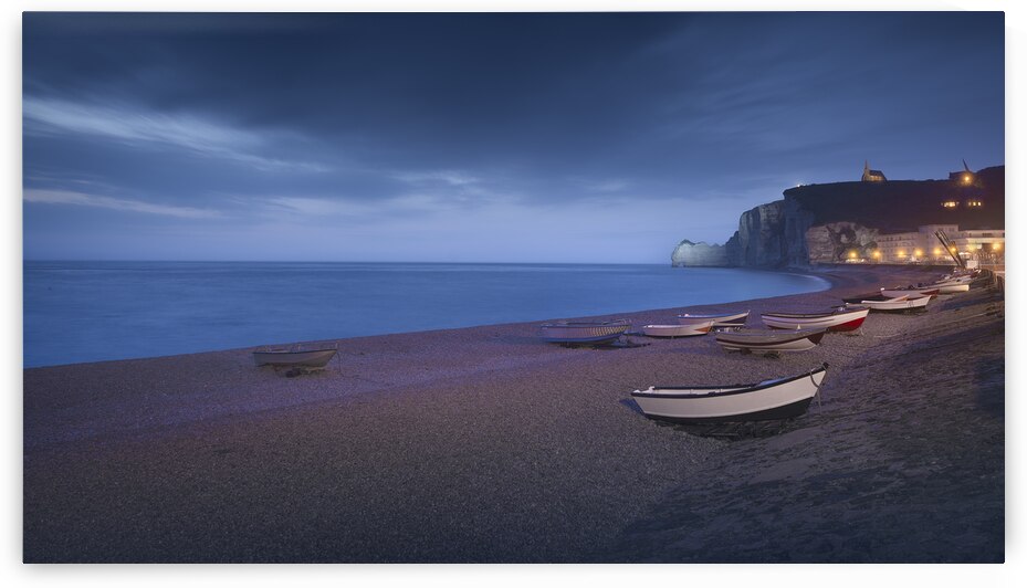 The boats of Etretat by Stefano Orazzini