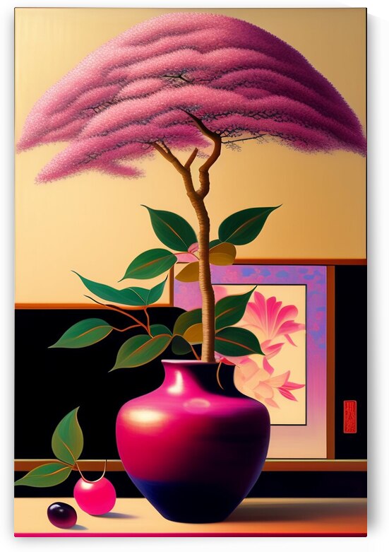 japanese ikebana print zen subtle and refined dee by Modern art