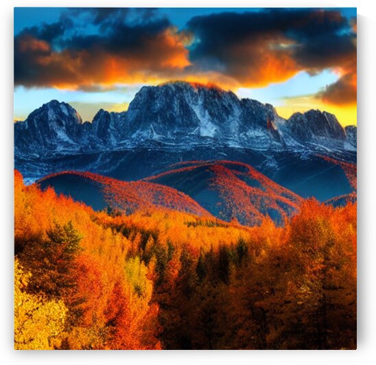 sunset  by Modern art