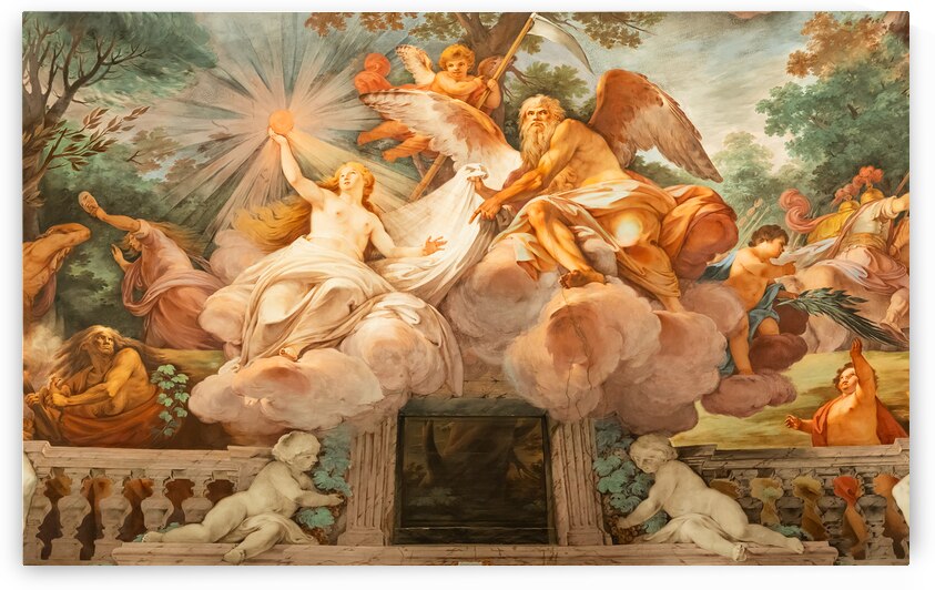 Rome Italy - Galleria Borghese - Borghese Gallery - ceiling fre by Paolo Modena