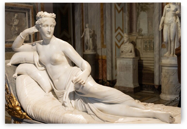 Rome Italy - Paolina Borghese Bonaparte as Venus Victrix by sc by Paolo Modena