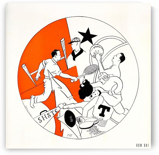 Early 1900s Sam Houston State Teachers College Art by Row One Brand