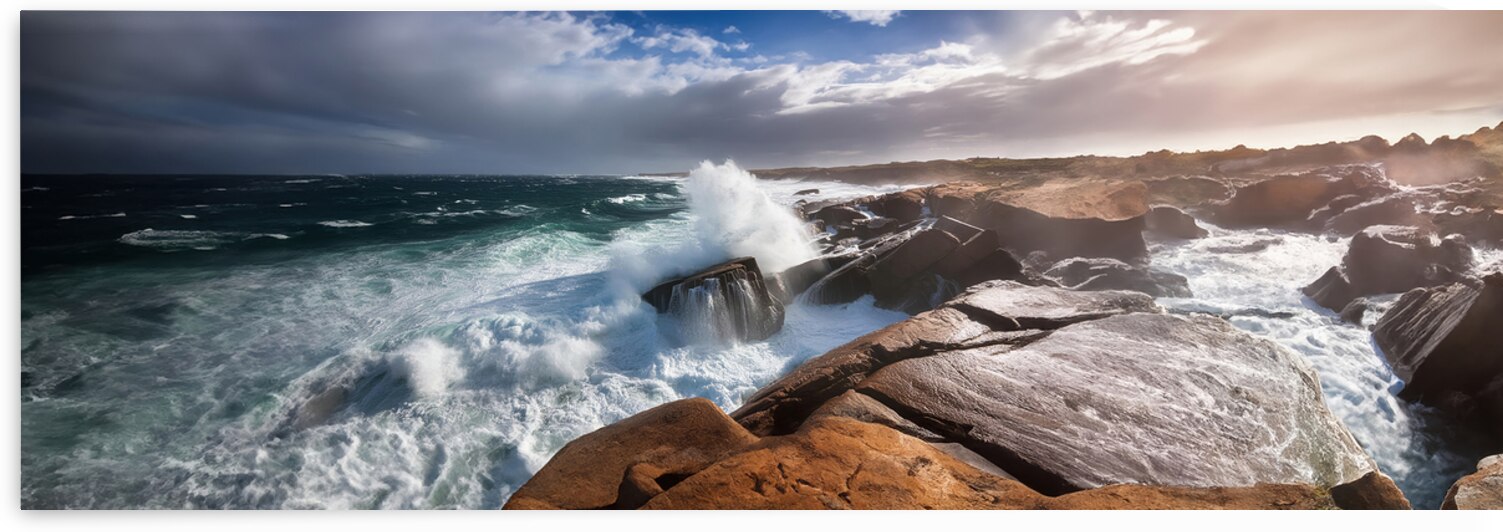 Atlantic Ocean Meets Rock  by Frank Wilson