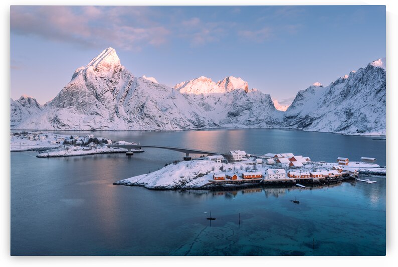 Sunrise in Loften Islands by Andreas Wonisch