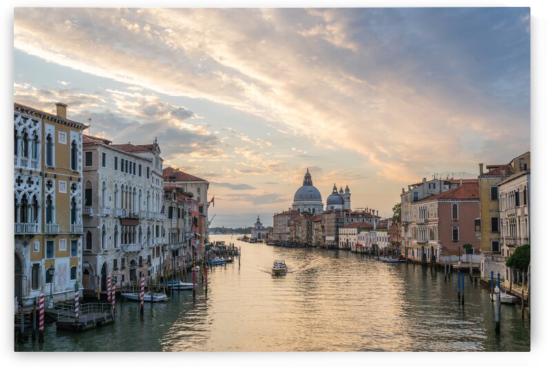 Venic Grand Canale at Sunrise by Andreas Wonisch