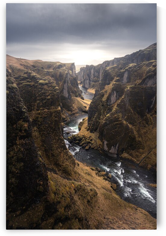 Canyon in Iceland by Andreas Wonisch