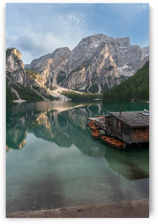 Lago Braies in the Dolomites by Andreas Wonisch