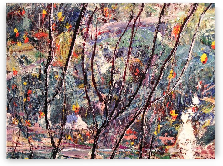 Autum leaves by Ernest Lawson