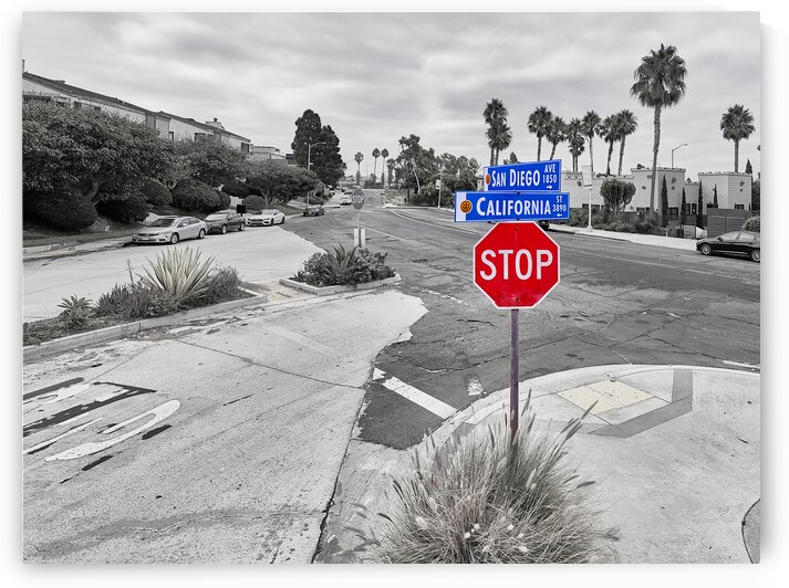 San Diego Avenue at California Street Selective Color by Ryan Cameron