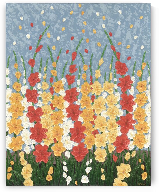 Gladiolas Splendor by Barbara K Spraul