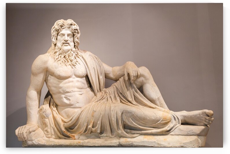 Rome Vatican City - Vatican Museums Statue of Oceanus by Paolo Modena