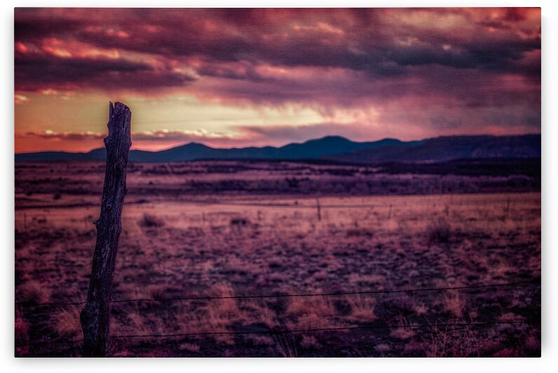 Timeless Solitude Under Painted Skies by Dream World Images