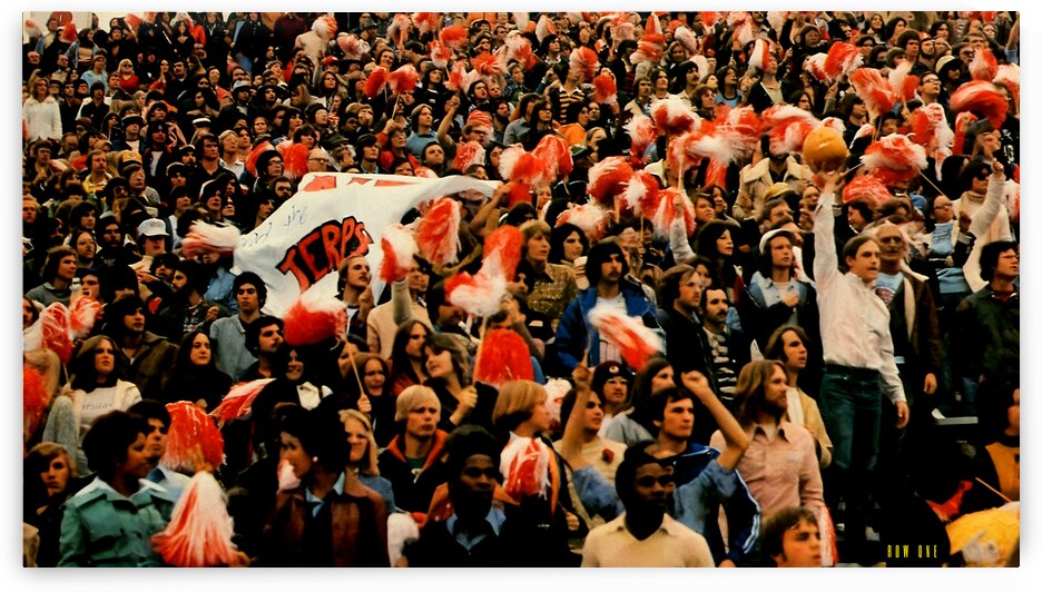 1970s maryland terps football gameday by Row One Brand