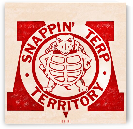 historic vintage maryland terps art row one by Row One Brand