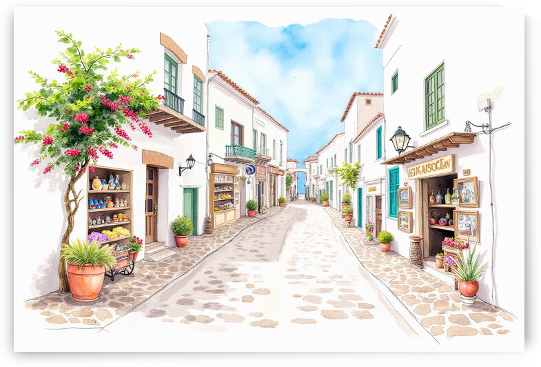 Sunny Street - GIA2401-0391-WAT by JordiCarrio