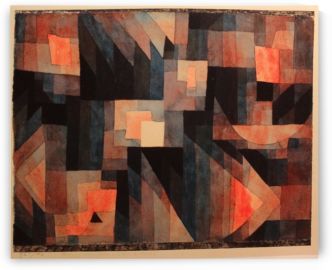 Gradation Red by Paul Klee