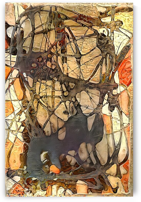 tapestry of ochre and sienna by Luciano