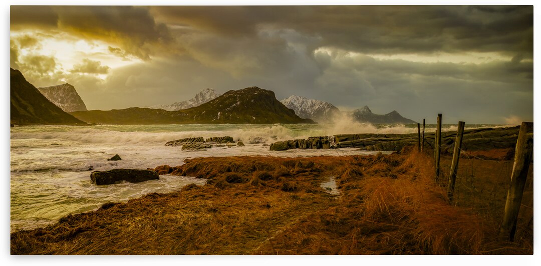 Lofoten Panorama Vik Storms by Norma Brandsberg Photography