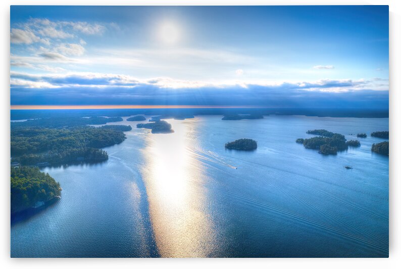 Sunset on Rosseau by Eden Remme Watt