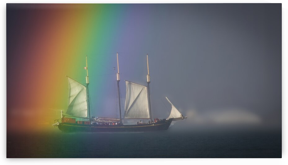 Rainbow Tall Ship by Eden Remme Watt
